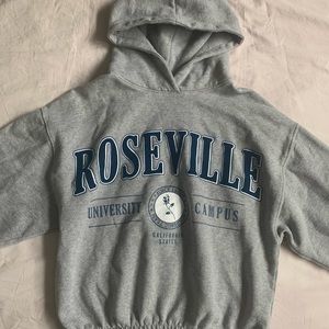 Gray Roseville hoodie